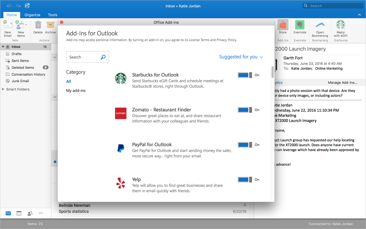 skins for microsoft outlook 365 on mac